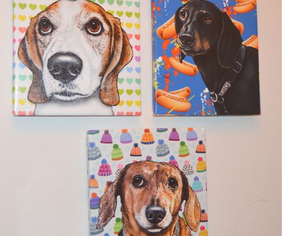 Gifts for Dog Moms: Pop Your Pup Canvas Portraits #ad